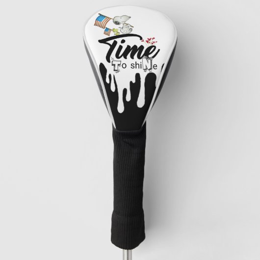 Funda para palo de golf  linda con bandera U.S.A Golfheadcover (Voorkant)