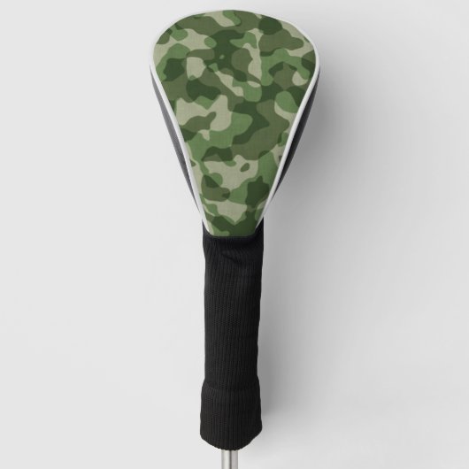 Funda para palo de golf textura militar golfheadcover (Voorkant)