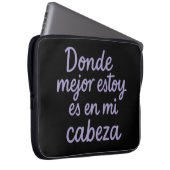 Funda para portátil - Introversión con estilo Laptop Sleeve (Voorkant Rechts)