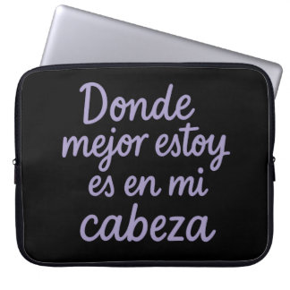 Funda para portátil - Introversión con estilo Laptop Sleeve