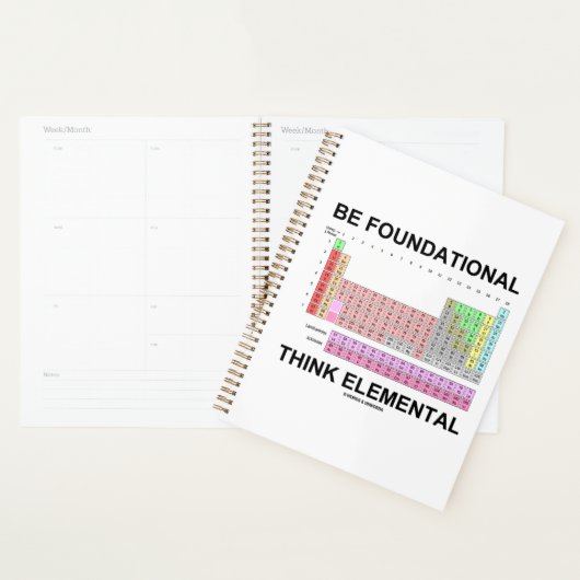 Fundamenteel denkelement zijn (periodiek systeem) planner (Display)