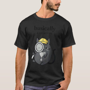 Fundamenteel een rechercheur True Crime Fan Cozy T T-shirt