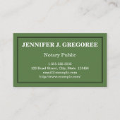 Fundamenteel Notarisch Openbaar Visitekaartje (Voorkant)