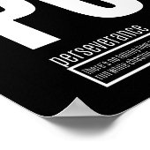 Fundamentele elementen van succes - doorzettingsve poster (Hoek)