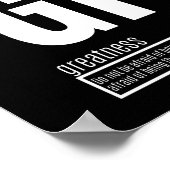 Fundamentele elementen van succes - grotere doeltr poster (Hoek)