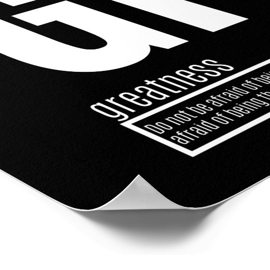 Fundamentele elementen van succes - grotere doeltr poster (Hoek)