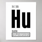 Fundamentele elementen van succes - Hustle Poster (Voorkant)