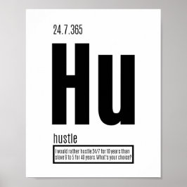 Fundamentele elementen van succes - Hustle Poster