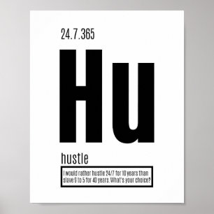 Fundamentele elementen van succes - Hustle Poster