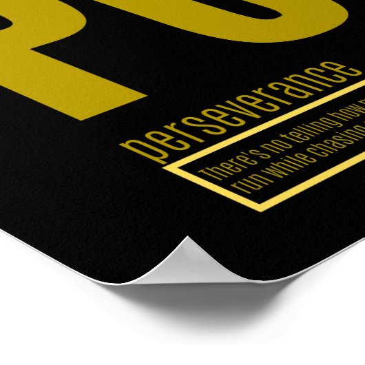 Fundamentele elementen van succes | Ononderbroken Poster (Hoek)