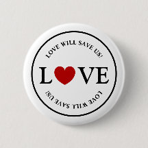 Fundamentele liefde zal ons redden slogan