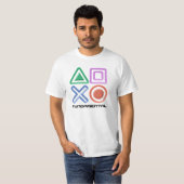 Fundamentele spelsymbolen t-shirt (Voorkant volledig)