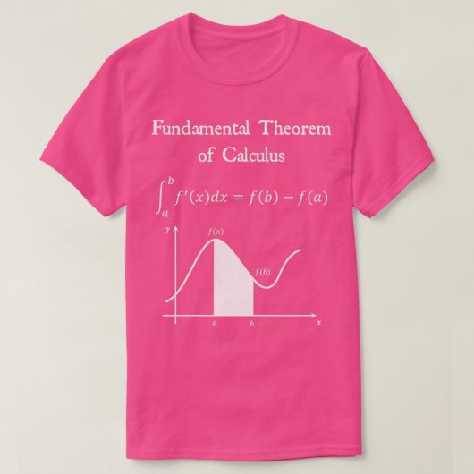 Fundamentele theorie van de Wiskunde van het reken T-shirt (Design voorkant)