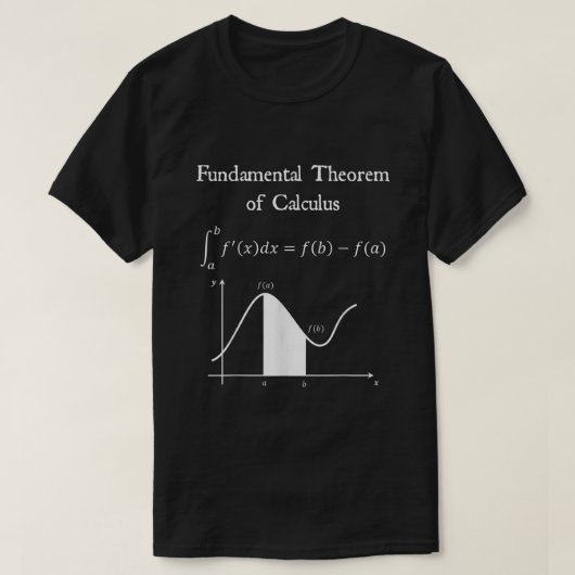 Fundamentele theorie van de Wiskunde van het reken T-shirt (Design voorkant)