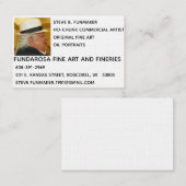 Fundarosa Fine Art-Visitekaartjes Visitekaartje (Voorkant / Achterkant)