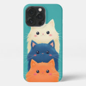 Fundas de gatitos para iPhone iPhone Hoesje (Achterkant)
