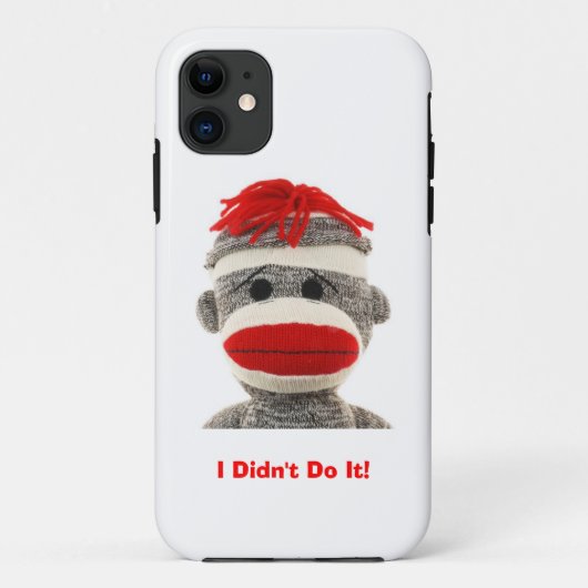Funding & Cute Sock Monkey I Phone 5 hoesje (Achterkant)