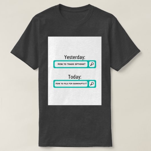 Funding Options Trading Stock Trading Day Trading T-shirt (Design voorkant)