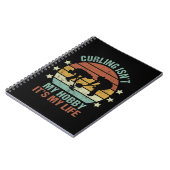 Funding Sayings Ice Sports Retro  Notitieboek (Linkerzijde)