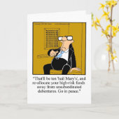 Funding Stock Market Humor Blank Card Kaart (Gele Bloem)