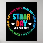 Funding Test STAAR Day Mode on Teacher Testing Poster (Voorkant)