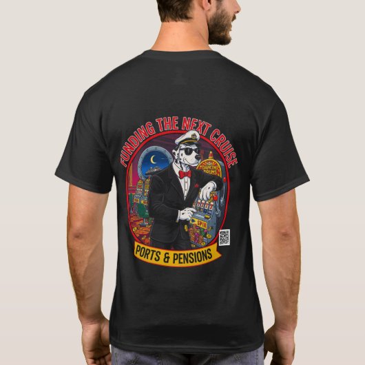 Funding The Next Cruise TShirt (Achterkant)