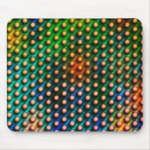 Fundo colorido verde, azul, laranja. Com círculos