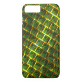 Fundo com imagem verde sob grade dourada? Case-Mate iPhone case (Achterkant)