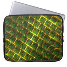 Fundo com imagem verde sob grade dourada?