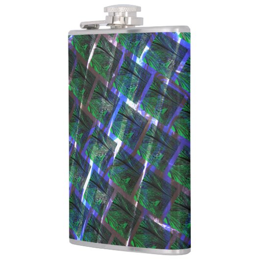 Fundo com imagem verde sob grade escura? heupfles (Links)