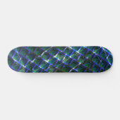 Fundo com imagem verde sob grade escura? persoonlijk skateboard (Horizontaal)