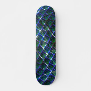 Fundo com imagem verde sob grade escura? persoonlijk skateboard