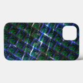Fundo de imagem verde sob grade escura? Case-Mate iPhone case (Achterkant (horizontaal))