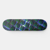 Fundo de imagem verde sob grade escura? persoonlijk skateboard (Horizontaal)