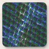 Fundo de imagem verde sob grade flutuando? bier onderzetter (Voorkant)