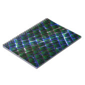 Fundo de imagem verde sob grade flutuante? notitieboek (Linkerzijde)