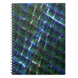 Fundo de imagem verde sob grade flutuante? notitieboek