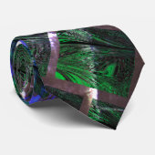 Fundo de imagem verde sob grade flutuante? stropdas (Opgerold)