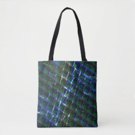 Fundo de imagem verde sob grade flutuante? tote bag