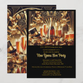 Fundraiser Black Gold Nieuwjaarsfeest Kaart (Voorkant / Achterkant)