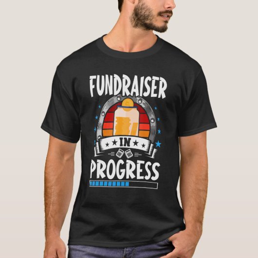 Fundraiser in Progress Trainee Student T-shirt (Voorkant)