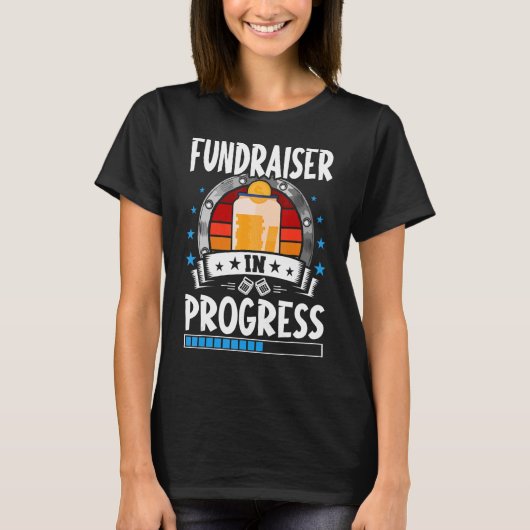 Fundraiser in Progress Trainee Student T-shirt (Voorkant)