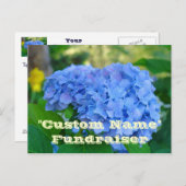 Fundraiser-postkaarten Niet-winstgevende postkaart (Voorkant / Achterkant)