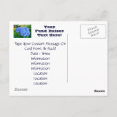 Fundraiser-postkaarten Niet-winstgevende postkaart (Achterkant)