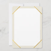 FUNDRAISING GALA elegant modern evenement ivoor go Kaart (Achterkant)