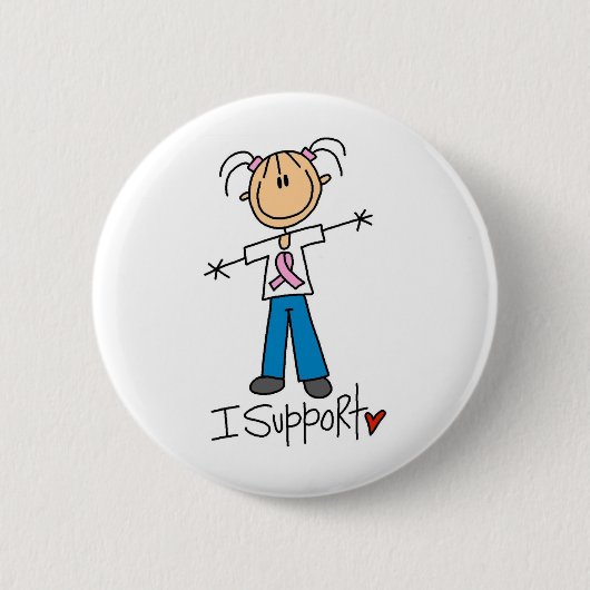 Fundraising I Steun Ronde Button 5,7 Cm (Voorkant)