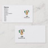 Fundraising Nut T-shirts en Gifts Visitekaartje (Voorkant / Achterkant)