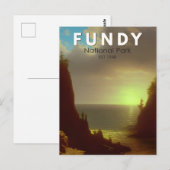 Fundy National Park Canada  Art Briefkaart (Voorkant / Achterkant)