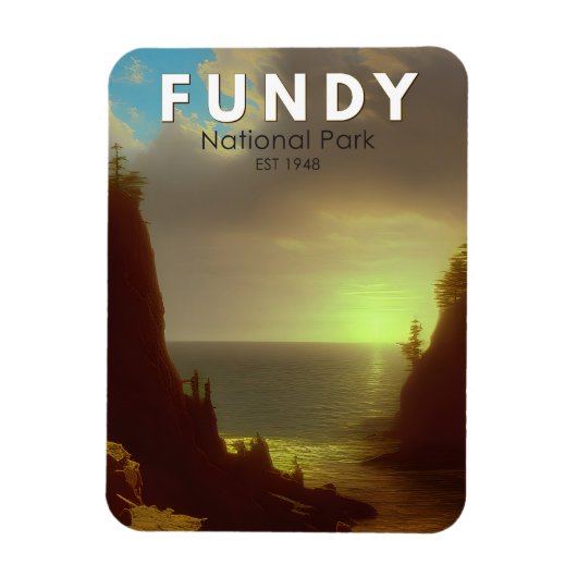Fundy National Park Canada  Art Magneet (Verticaal)