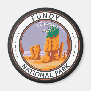 Fundy National Park Canada  badge Magneet